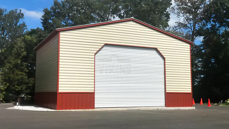 30x25x14 Two Tone One Car Garage
