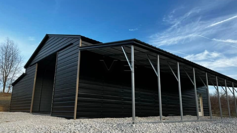 54x40x12 Vertical Roof Metal Barn