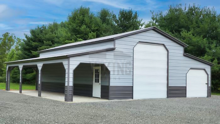 44x41x14 Step Down Roof Barn