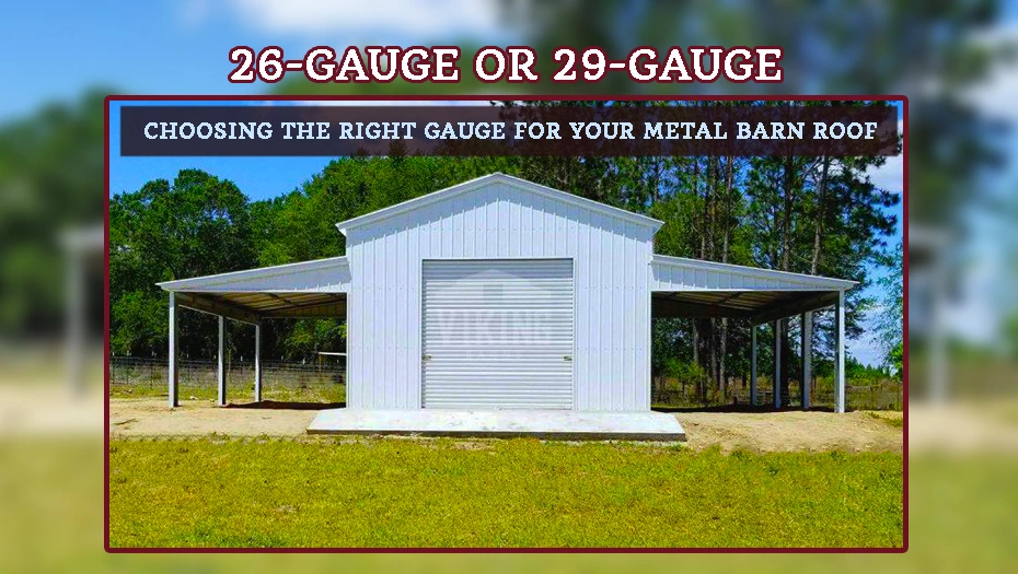 26-Gauge or 29-Gauge: Choosing the Right Gauge for Your Metal Barn Roof