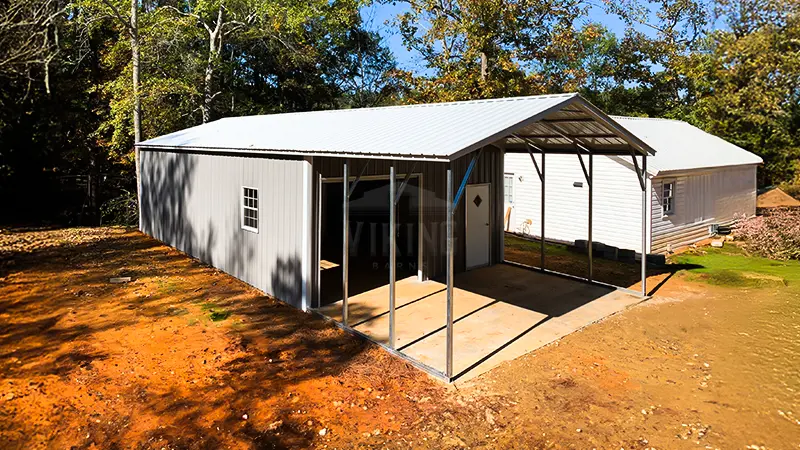 20x50x09-combo-utility-steel-building-side-view