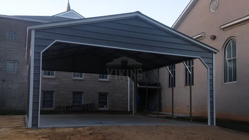 24x25x10 Prefab Metal Carport Building