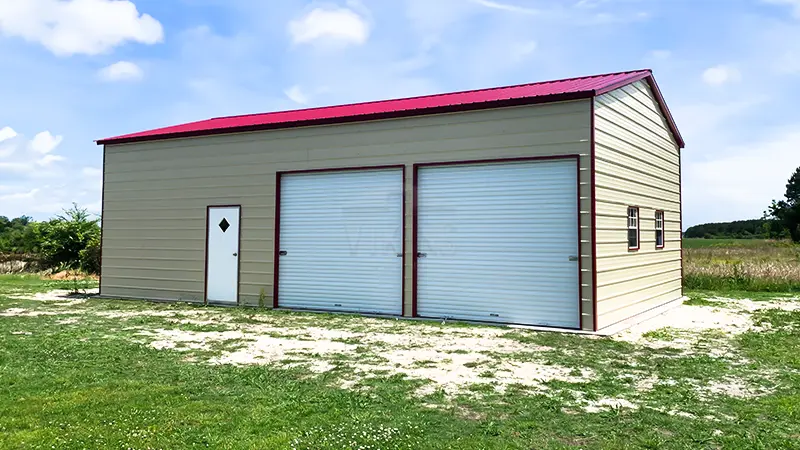 24x40x12 Side Entry Steel Garage